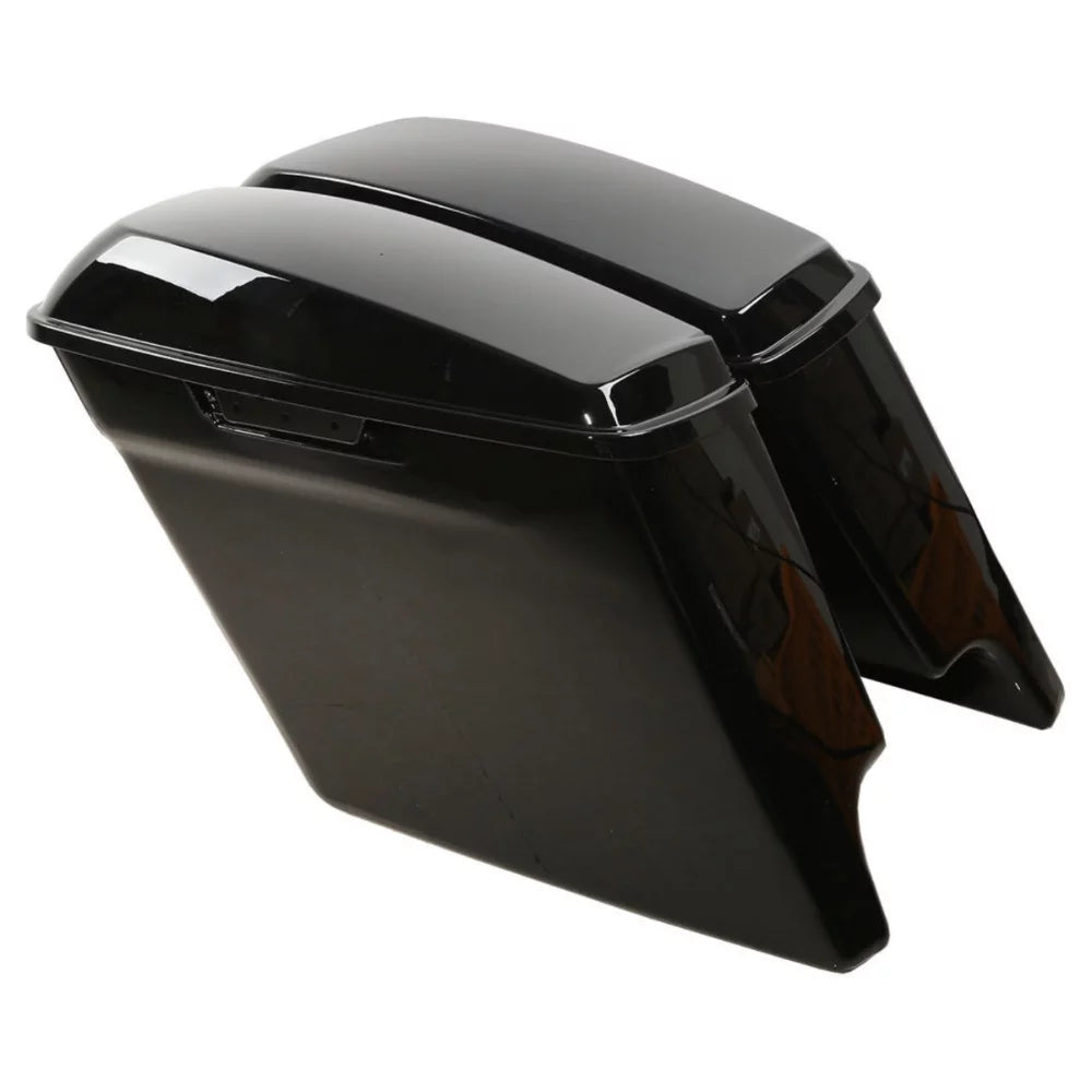 Harley-Davidson Extended 2014-2022 Glossy 5" Stretched Black For Saddlebags