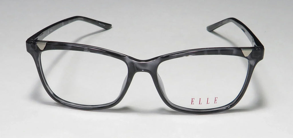 AFFORDABLE FRAME FULL-RIM CAT ELLE DESIGNER EYE LENSES NEW GRAY 13425 EYEGLASSES/SPECTACLES DEMO WOMENS/LADIES 53-15-140 BUDGET EYE CAT CASUAL
