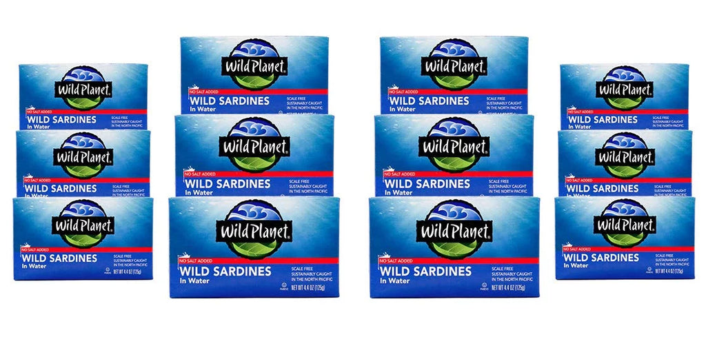liquid Case Of In - Sardines Wild - Oz. 4.375 Planet 12