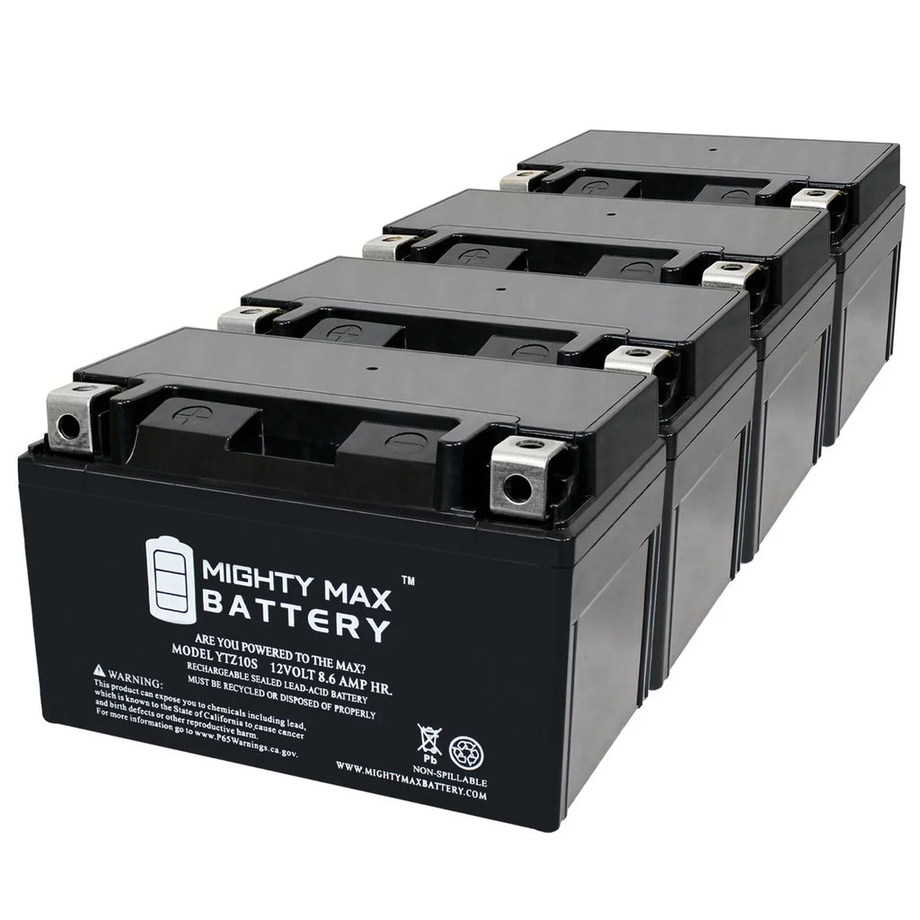 1000 Battery 8.6AH - YTZ10S 00-17 Pack with 12V Suzuki compatible Replacement GSX-R1000 4