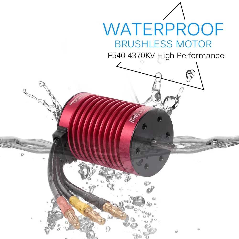 Brushless Car BEC ESC Motor Truck RC for 4370KV 1/10 with 45A Waterproof F540 SURPASS HOBBY Eccomum