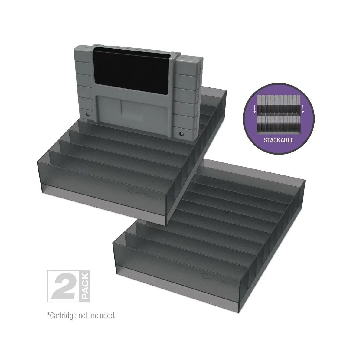 Hyperkin Nintendo (2 for 10-Cartridge Storage Pack) SNES Stand