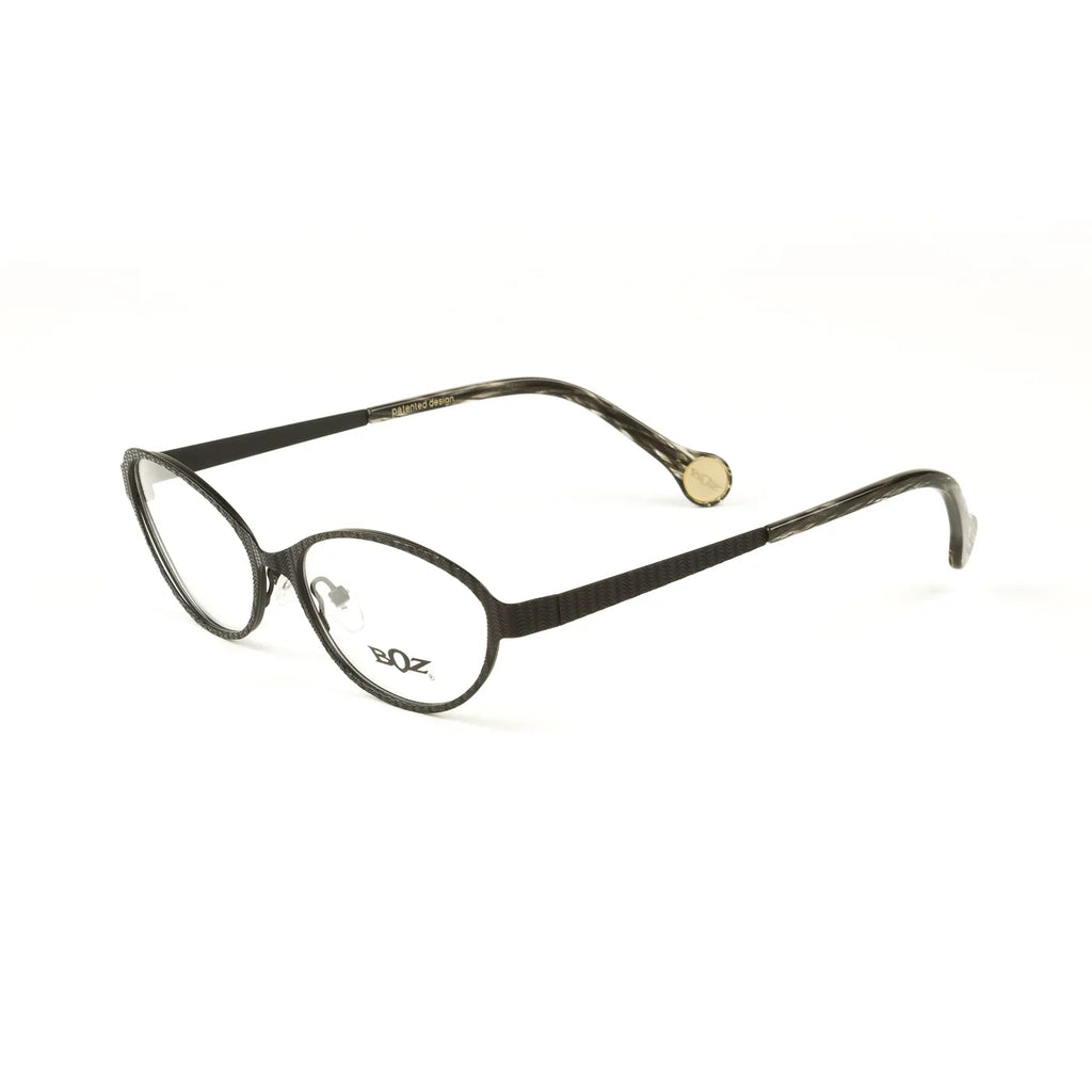 Women's Vaki Frames Semi-Oval Eyeglass Black 54mm BOZ