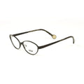 Women's Vaki Frames Semi-Oval Eyeglass Black 54mm BOZ