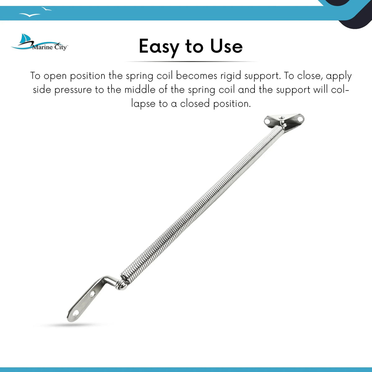 Hatch inches 10-1/4 10-1/4 U-Bolt Length: and with Adjuster inches or City Spring 8-1/4 Marine Stainless-Steel L-Shape Plate inches