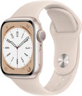 Series 3K762LL/A 8 Starlight Starlight (Refurbished) - Gen Band Sport Watch Aluminum Restored 8 41mm