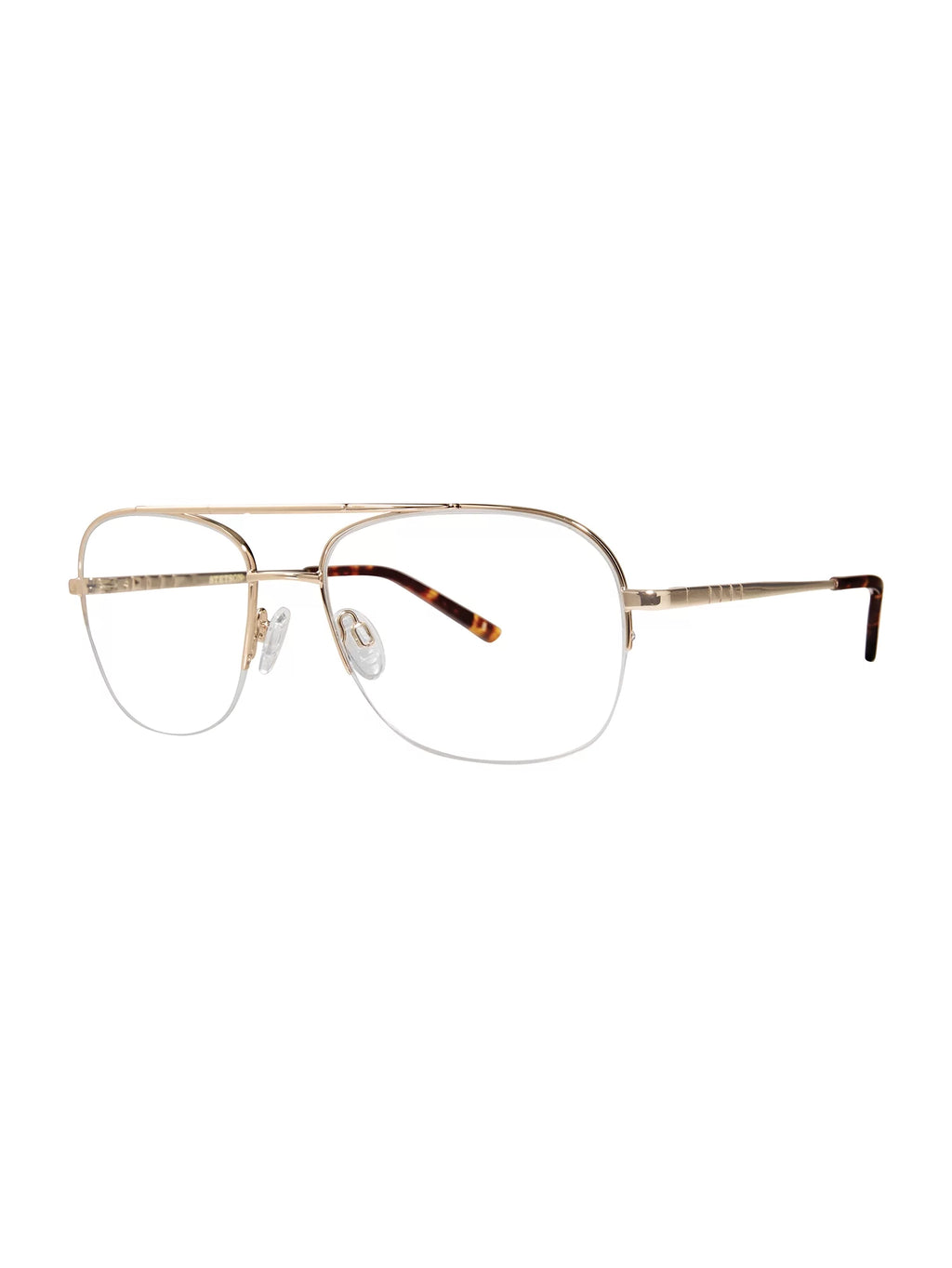 XL31, Men's with 59-18-150, Case Gold, Square Stetson ST Eyeglasses,