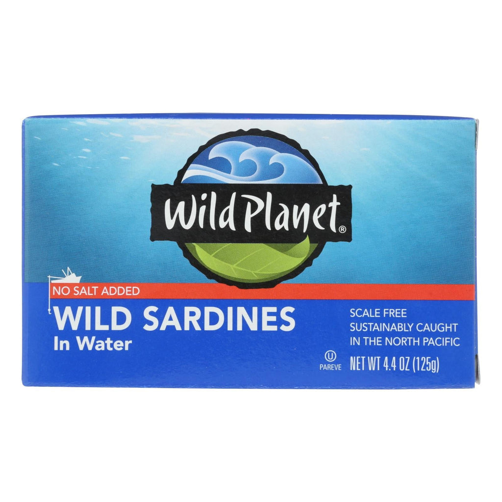 liquid Case Of In - Sardines Wild - Oz. 4.375 Planet 12
