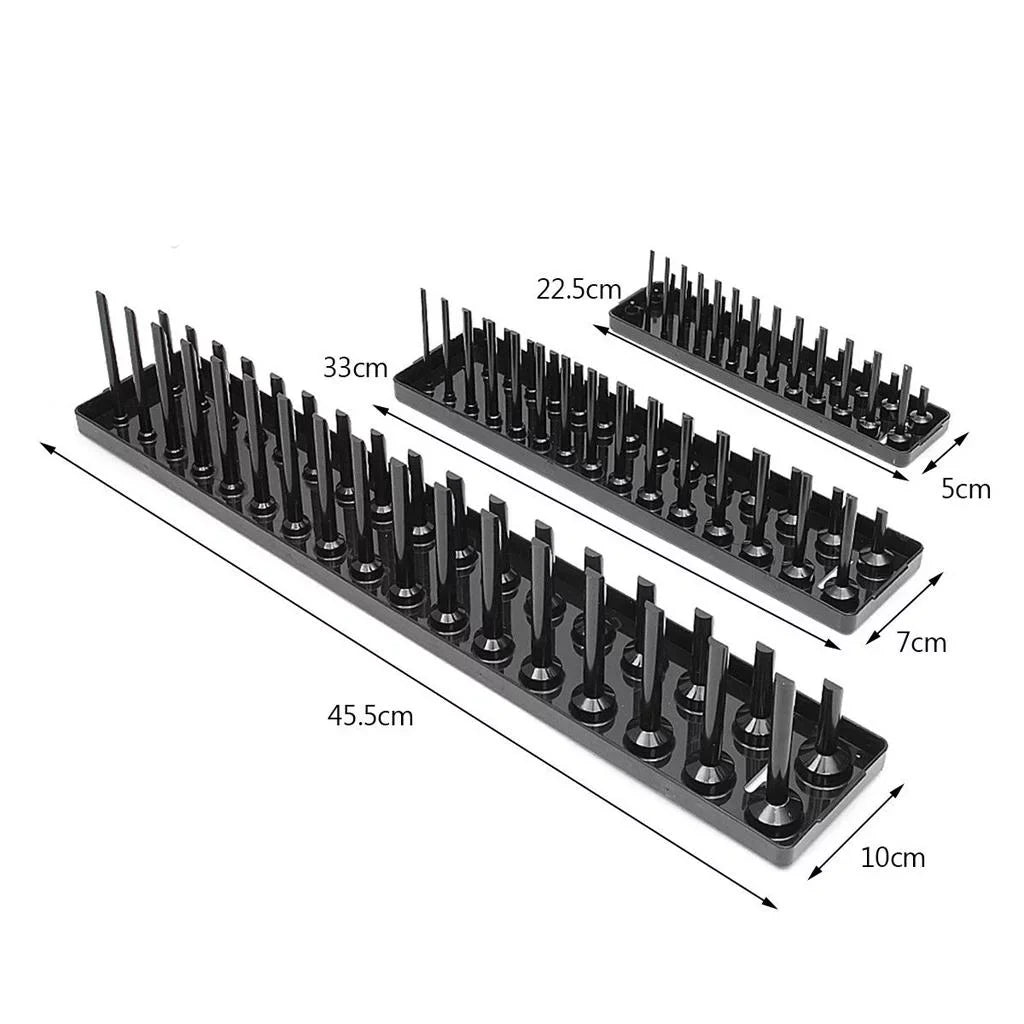 Tray 1/2'' s/set Rack 1/4'' Storage Holder Tool Organizer Socket 3/8'' Metric