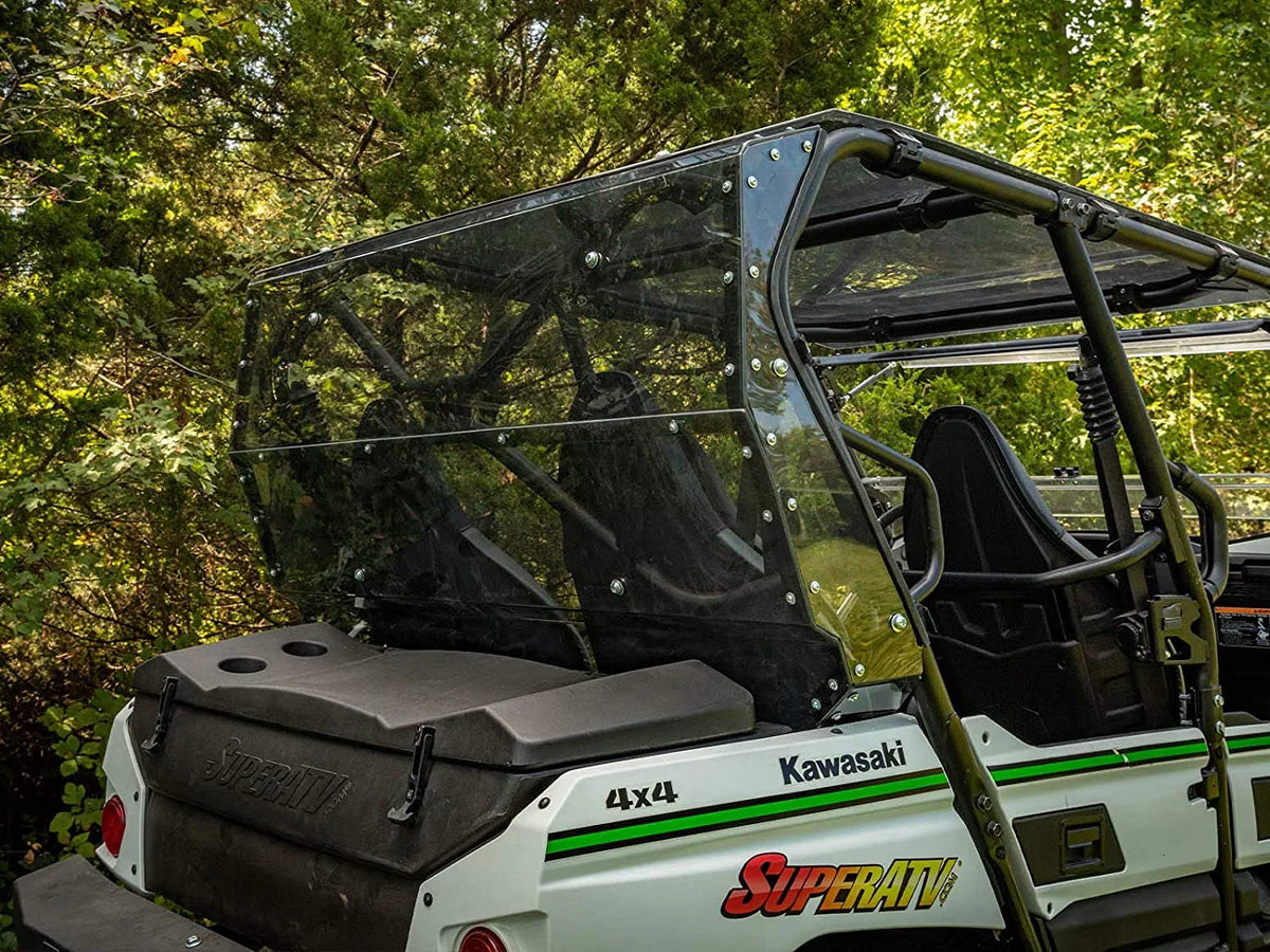 2014+ Stronger Polycarbonate Flying Than Thick SuperATV 4 Kawasaki Tinted Glass Debris Lightly From Duty 2021+ Protects / You Rear for Teryx Teryx 4 250x Made Heavy Windshield S 800 1/4" in USA!