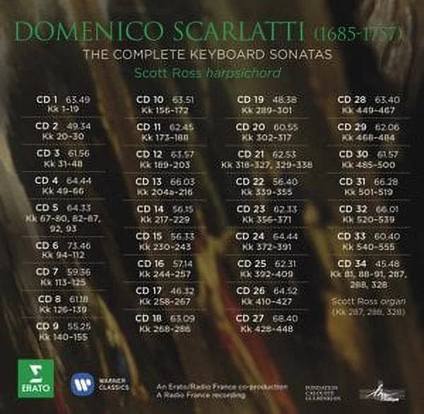 Scarlatti Works - Classical CD - Keyboard - Comp