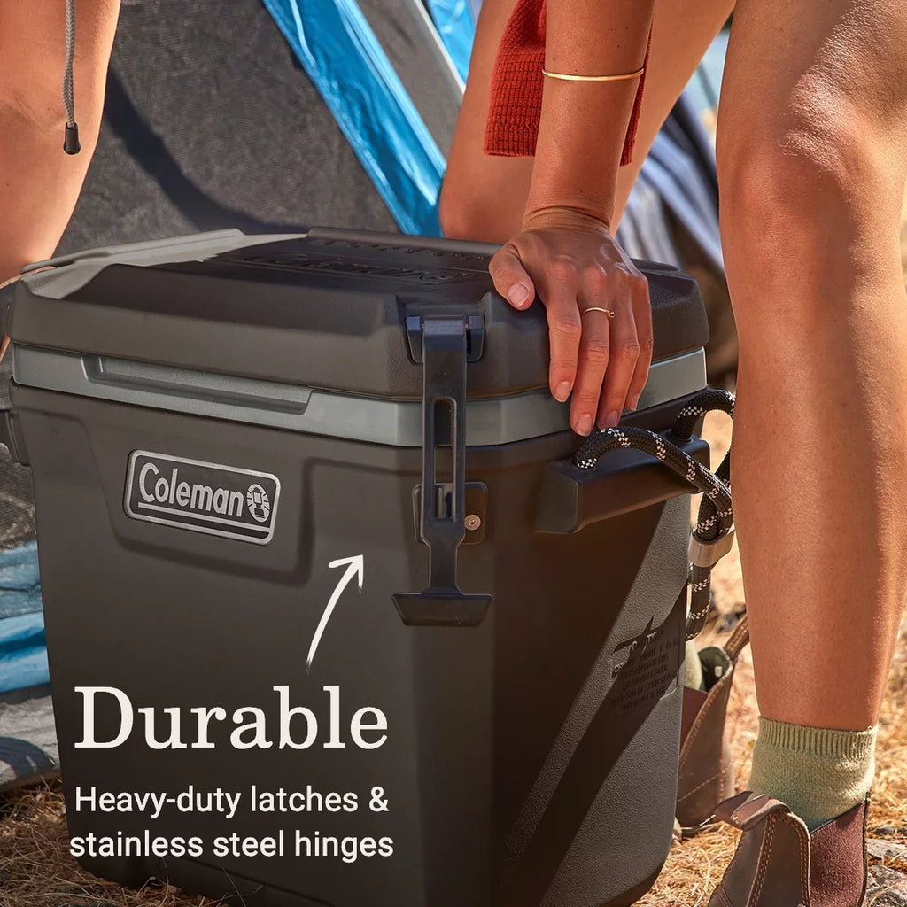 High Coleman Ice x'13.25" Cooler, Convoy Chest Series x Hard 28qt 17.75"' Performance 19.5" Brown,