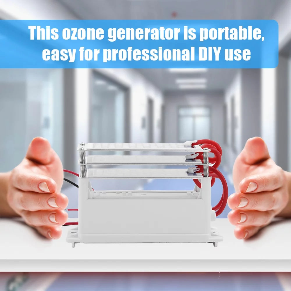 Long Portable 15g/h Integrated Tablets CACAGOO Generator Air Purifier Plate liquid Life Ceramic Three