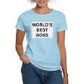 Women's Boss World's T Shirt T-Shirt Classic - - Light Women's Best CafePress