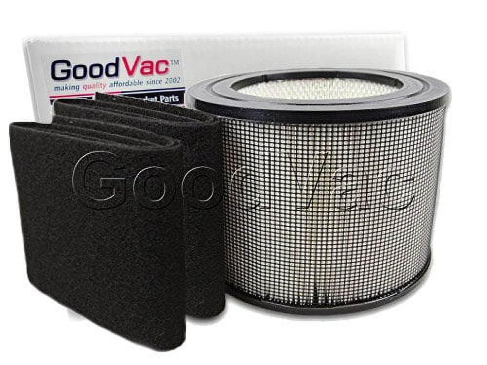 GoodVac Queen Filter + to 2 Replacement fit HEPA Prefilter Carbon Wraps Defender 4000 Filter