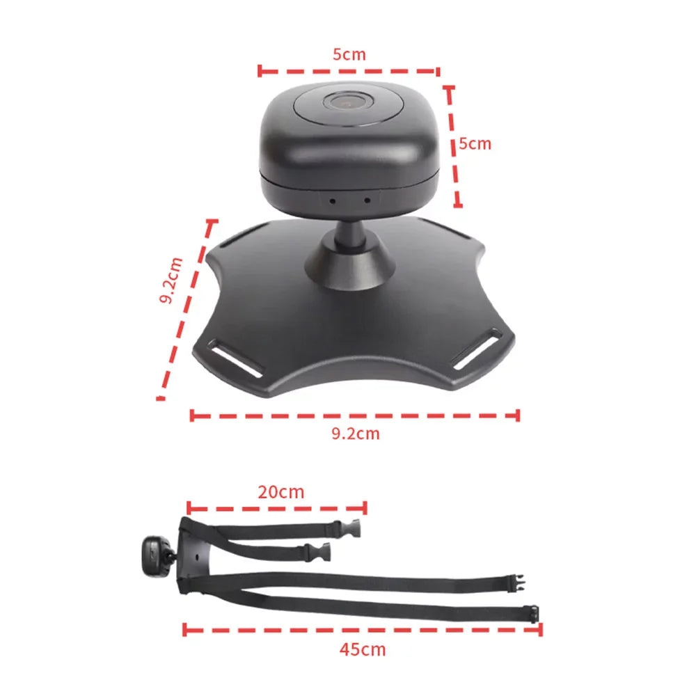 Rotation Camera 360° with Wireless Anself Car and Vision - Night Mirror USB Baby Powered