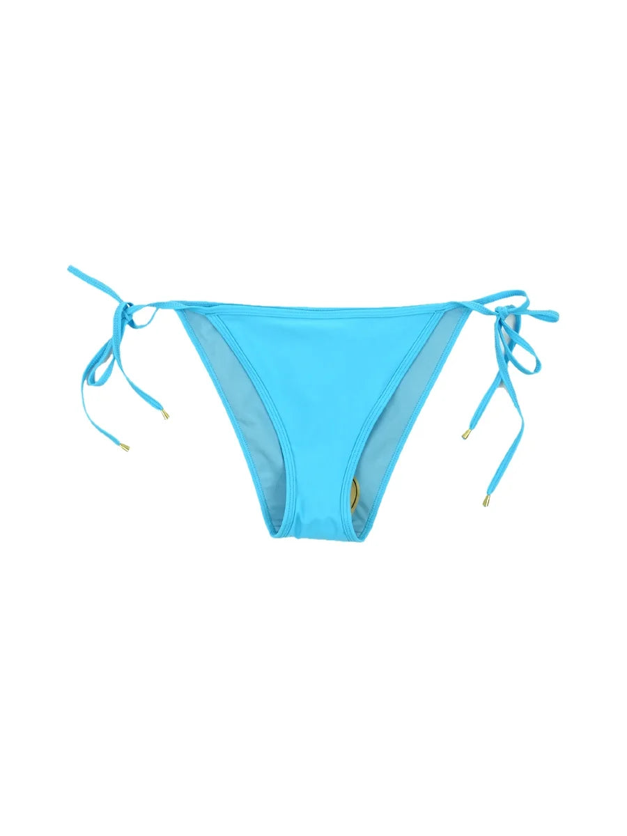 Tie Side Swim Swimsuit(S, Ramy Lesia Splash Women's Blue) Brook Bottom Separates