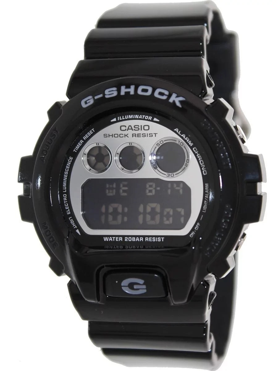 DW6900NB-1 Calendar Men's G-Shock Alarm Watch Auto Resin Black