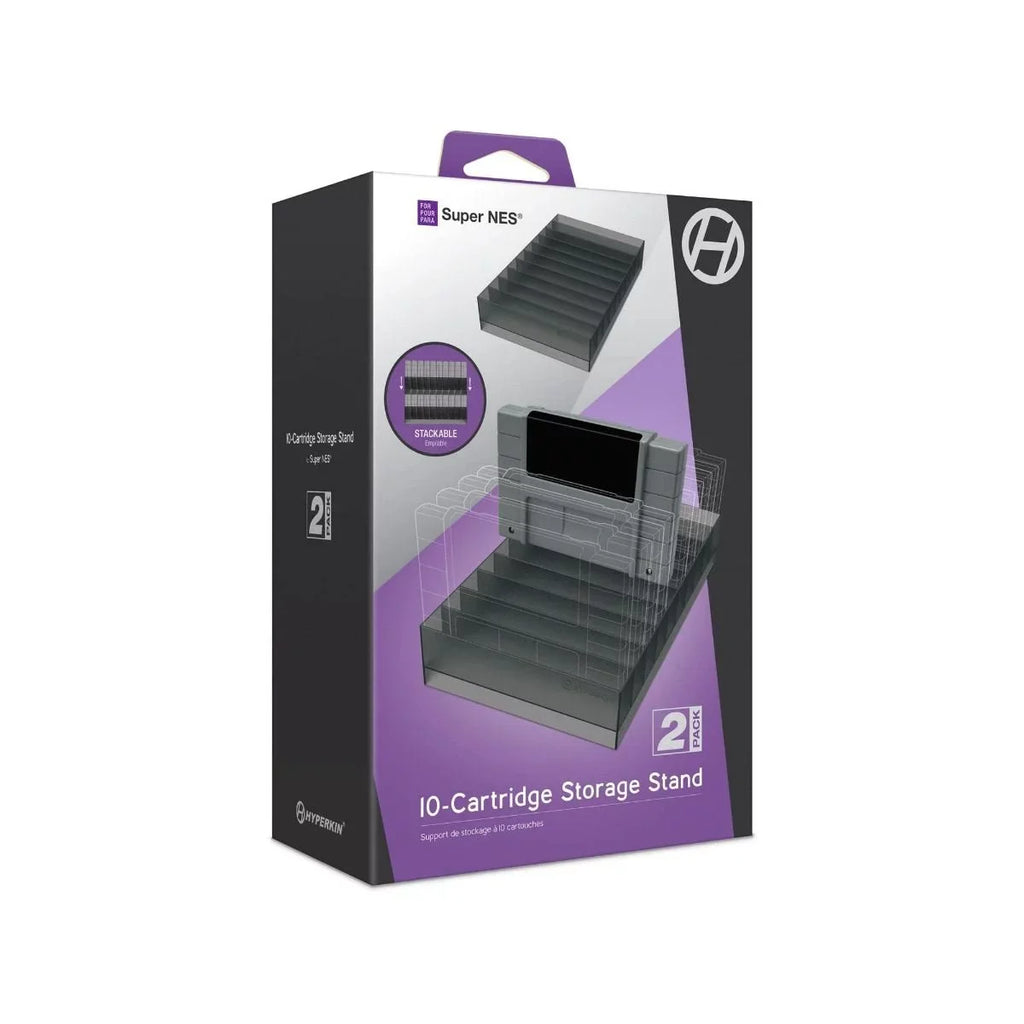 Hyperkin Nintendo (2 for 10-Cartridge Storage Pack) SNES Stand