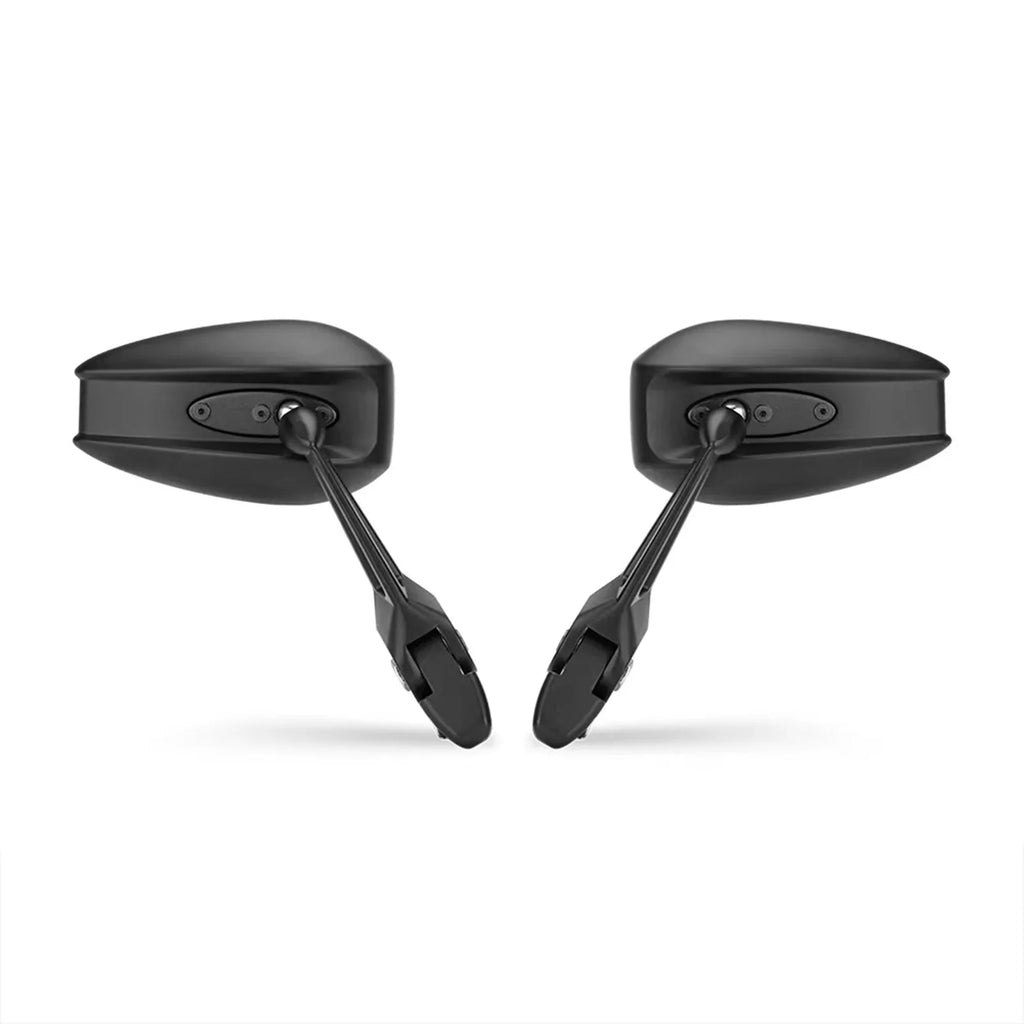 and Pair Rear - with Electric Mirror Motorcycle Rearview Visibility Universal Enhance Mirrors Aluminum Reversing Car Safety Anti-dazzle of - Base