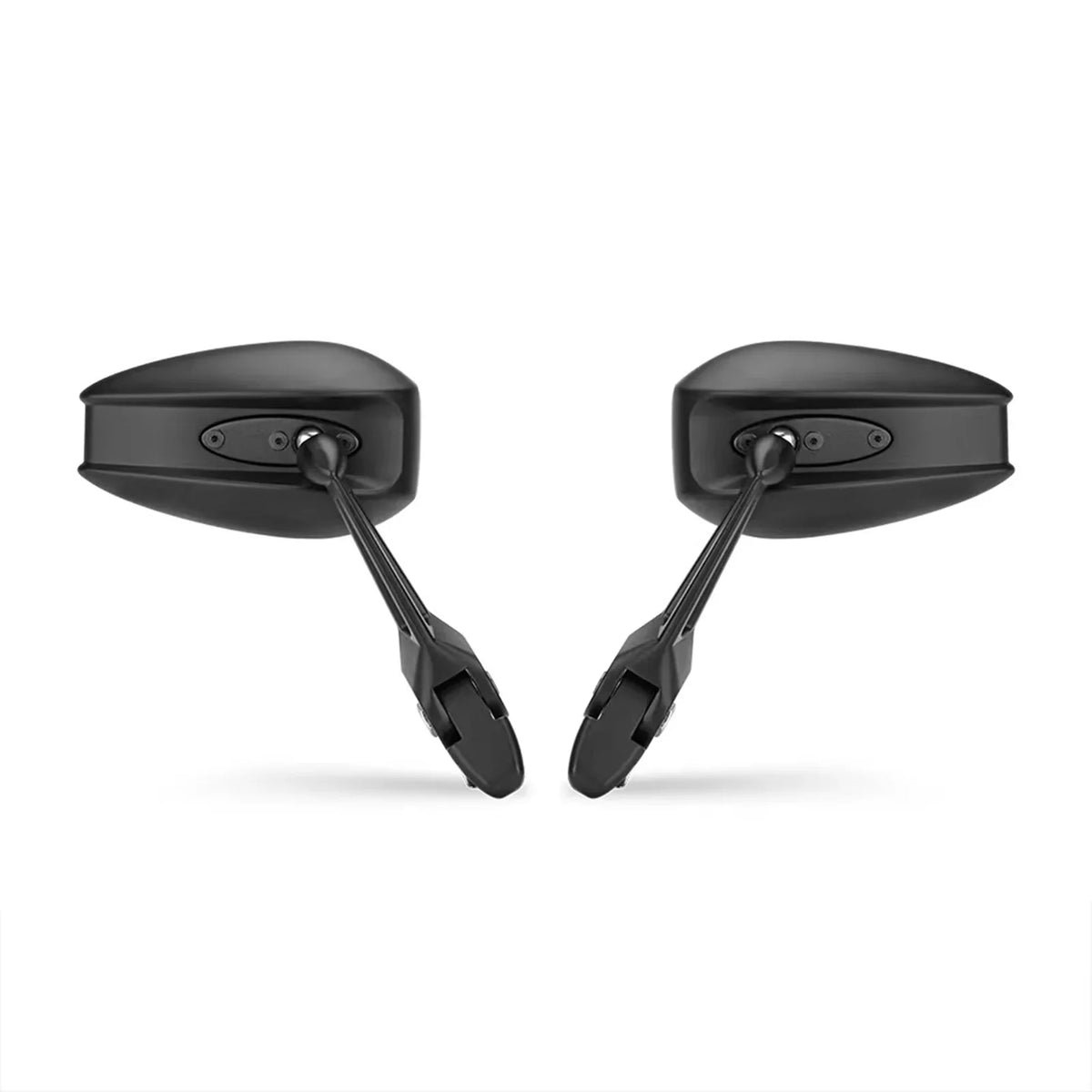and Pair Rear - with Electric Mirror Motorcycle Rearview Visibility Universal Enhance Mirrors Aluminum Reversing Car Safety Anti-dazzle of - Base