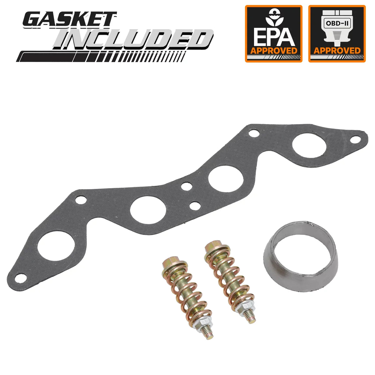 1.7L Fits with LX 2001-2005 Manifold CX Exhaust For with Converter M-AUTO Honda Catalytic Models HX Shield Engine VX Civic, DX Heat