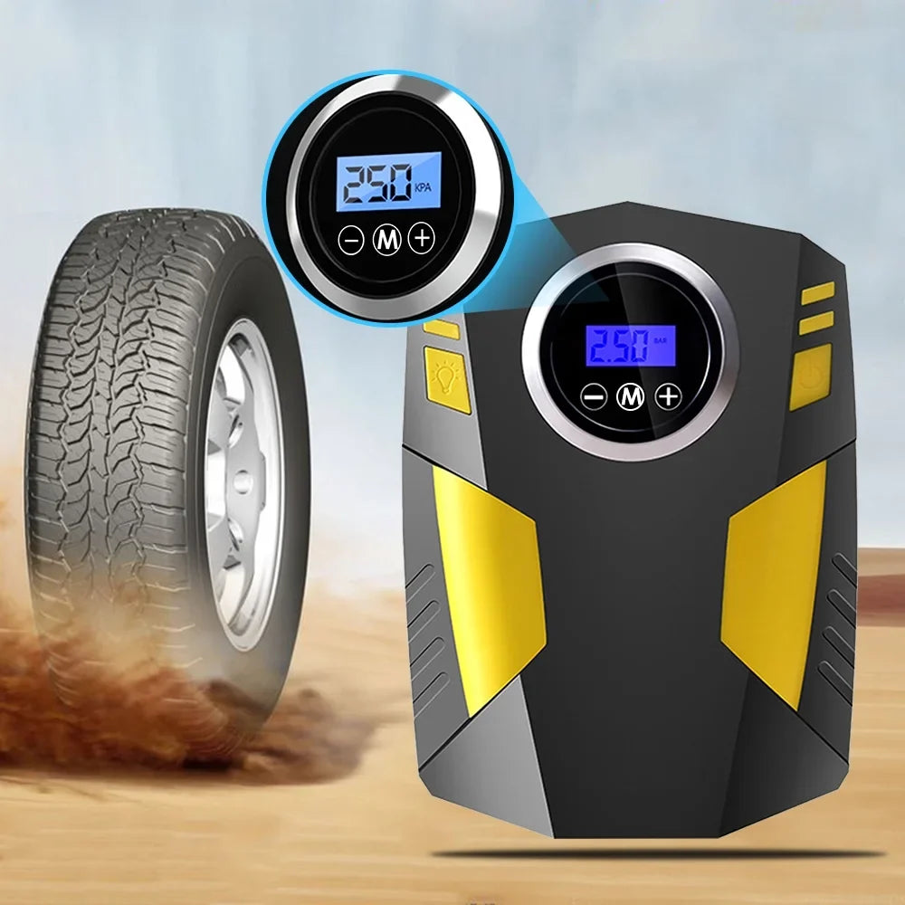 Compressor Light Auto 12V for Portable Inflator Pump Digital Tire with Car Air LED