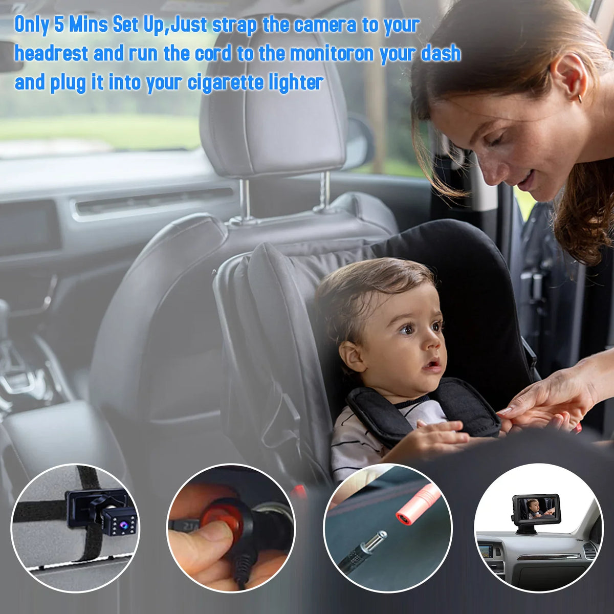 4.3'' Kids Nebublu Screen Wide Function View Monitor Adjustable Invigilator,IPS IPS Monitor View Wide Wide 4.3'' Vision Adjustable Baby Baby Camera Vision Camera Mirror IPS Function Screen Screen