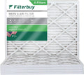 16x21.5x1 Pleated AC Filters Filterbuy MERV Air (5-Pack) 8 HVAC Furnace