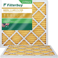 Filterbuy AC Pleated 20x20x1 HVAC Air (2-Pack) MERV 11 Filters Furnace