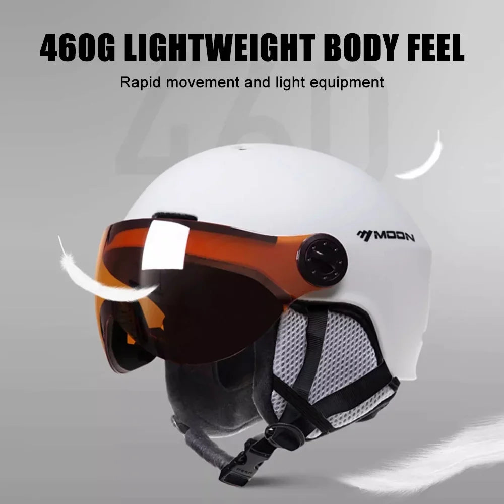 Windproof Skiing Helmets Winter Snowboard - Safety Skateboard Cycling MOON Gear