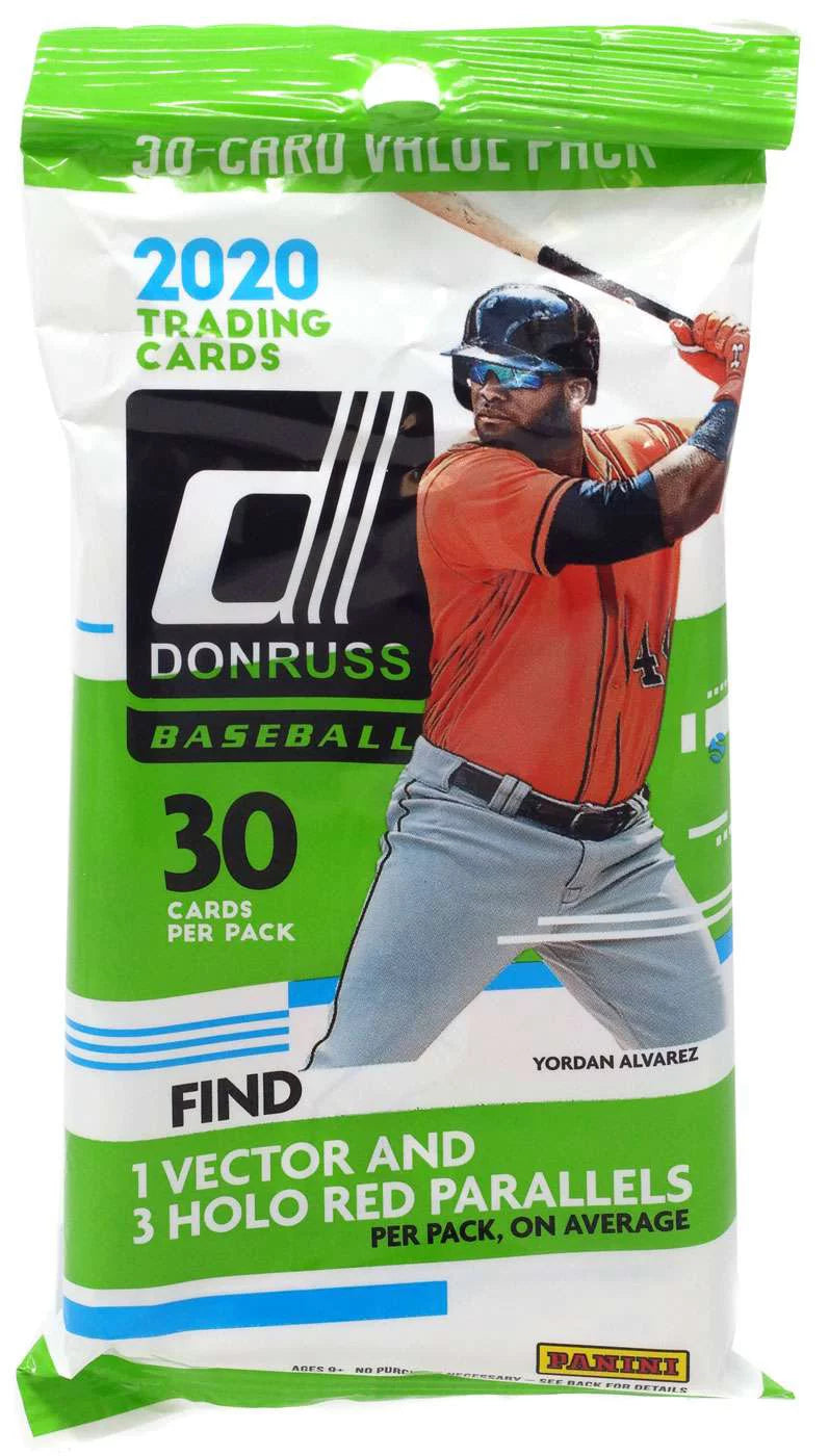 Donruss Baseball Panini 2020 Card PACK FAT (12 Box Trading MLB Packs)