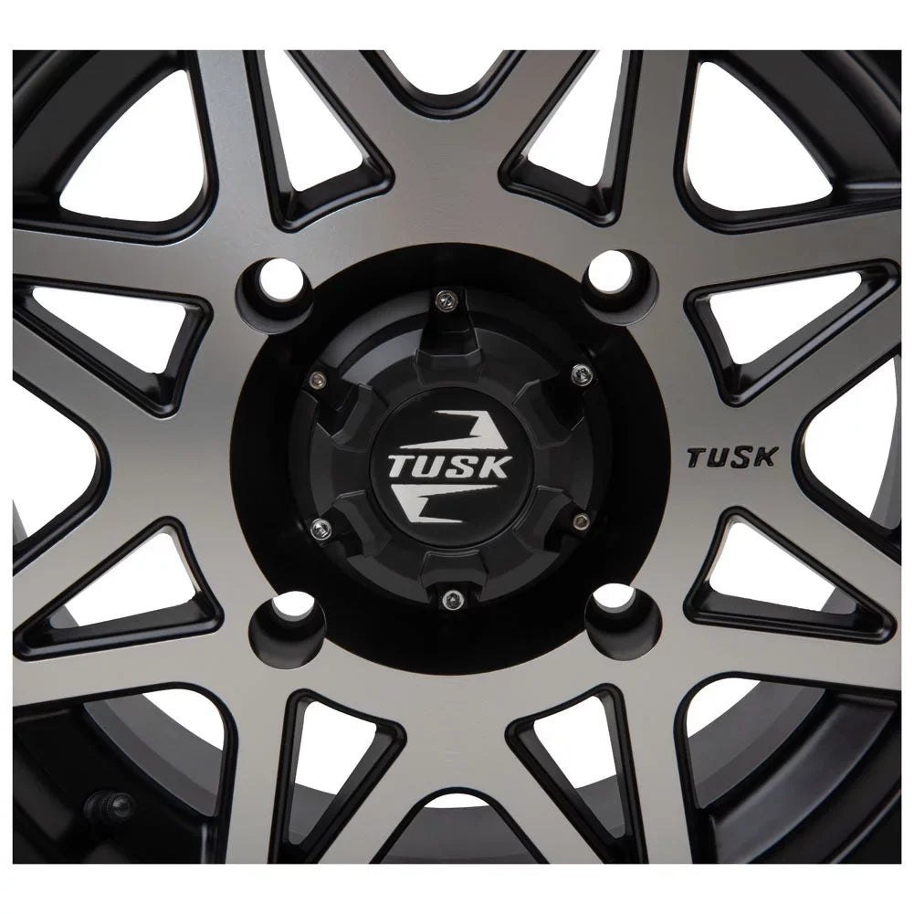 1000 2.0 4/156 Machined/Black 2021 RMAX Wheel Wolverine + Tusk 14x7 For Tintic 2 5.0 YAMAHA