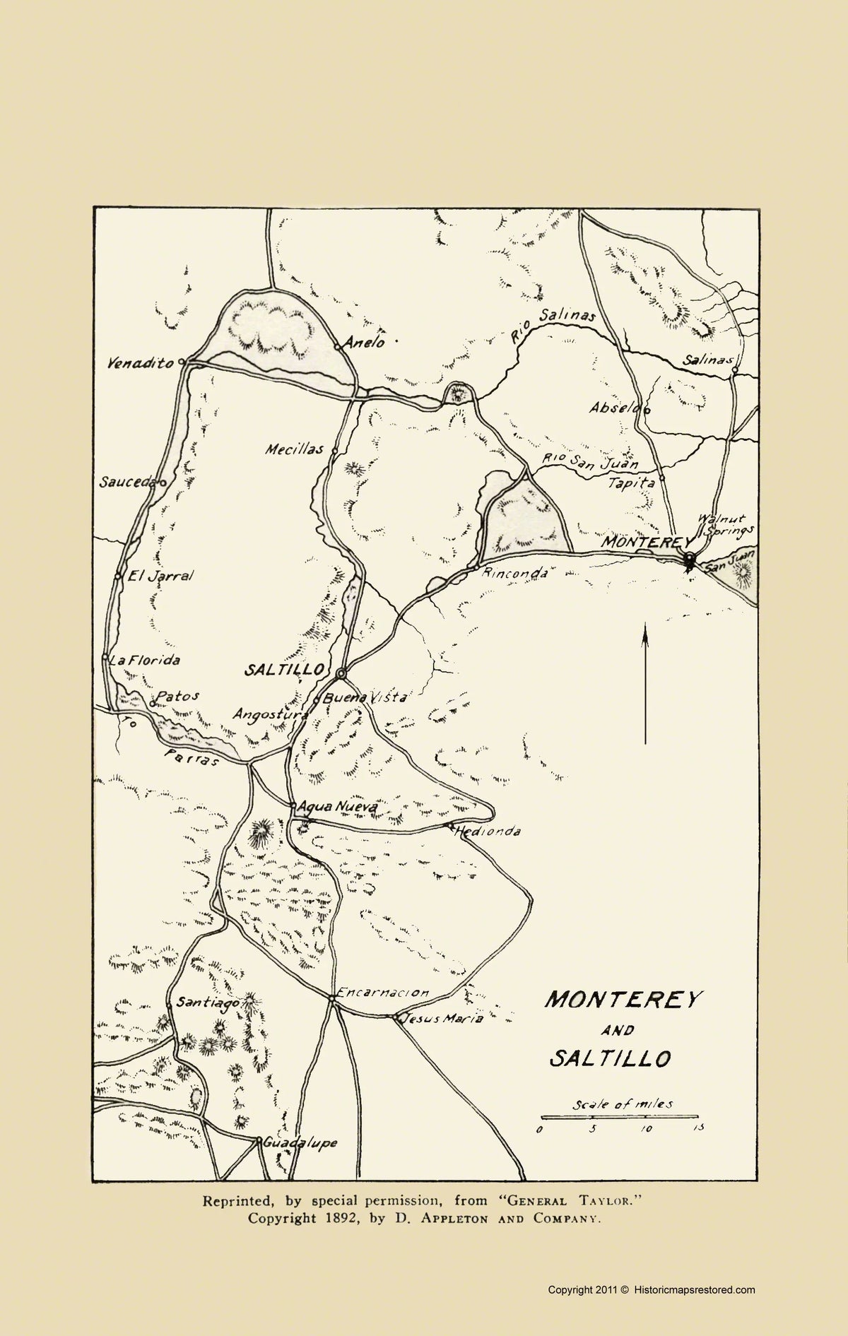 '- Satin - 1892 Taylor - Paper 23.00 36.24 Monterey - Appleton General x Saltillo War Glossy