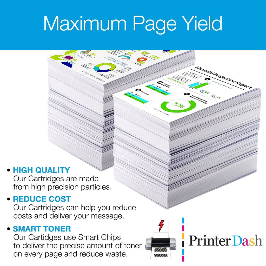 PrinterDash Pack (C13T157CMYLCLM) Inkjet R3000 for Combo (NO. Stylus 157) Photo Replacement (C/M/Y/LC/LM)