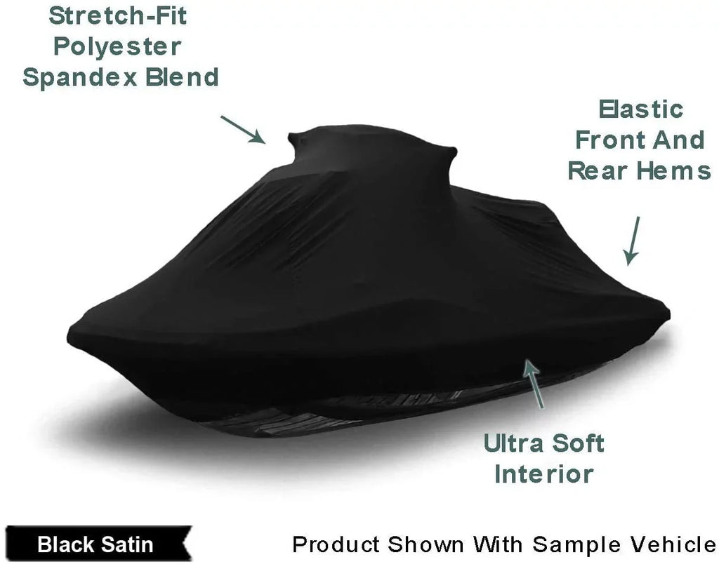 Dings Indoor Wave Yamaha Ski ONLY Soft Storage Satin Ultra Jet Stretchy - - Indoor 1991-1993 & Bag & for - Cover from Protects LX Runner Black Includes - Inside! Dust 650