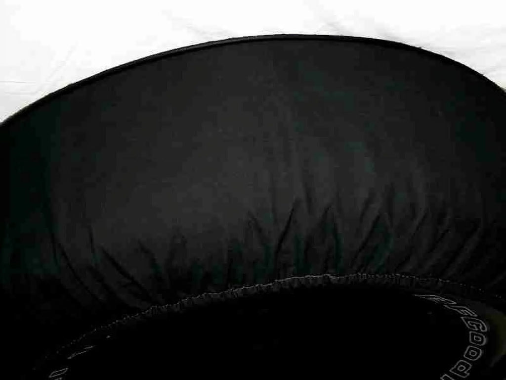 w/Camera Cover Black-on-Black Endurance - SpareCover® US Tire Texture Heavy - Spare Vinyl Denim 35-in Jeep Series - Brawny Made Brawny - High - -