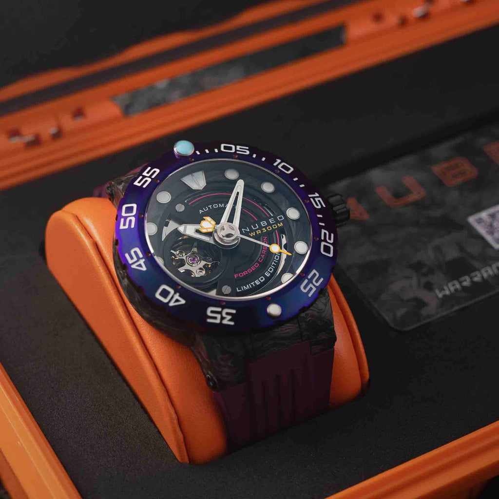 Forged Carbon Purple Edition Opportunity Fiber Limited Automatic Nubeo