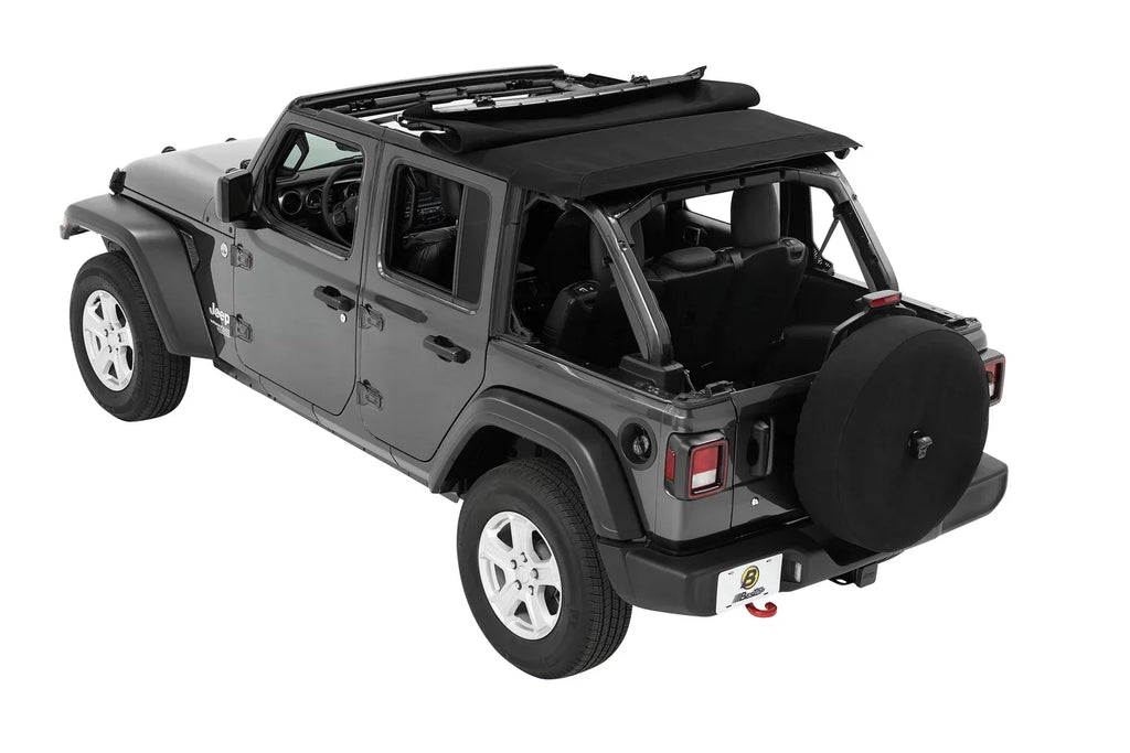 for (56863-17) Current, Model Twill Wrangler a JL, 2018 Trektop Bestop 4-Door Jeep to Black Years