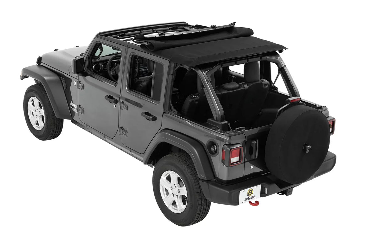 for (56863-17) Current, Model Twill Wrangler a JL, 2018 Trektop Bestop 4-Door Jeep to Black Years