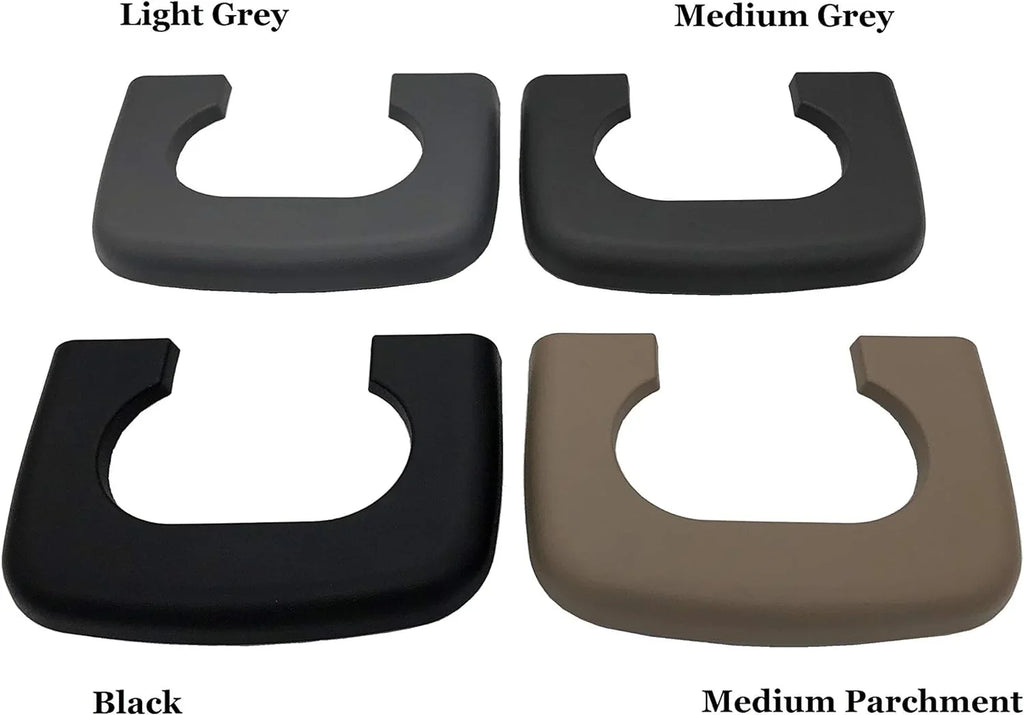 Console 1997-2003 Cupholder Compatible Replacement Custom Center Pad with Install Parts F-150 (Light Grey)