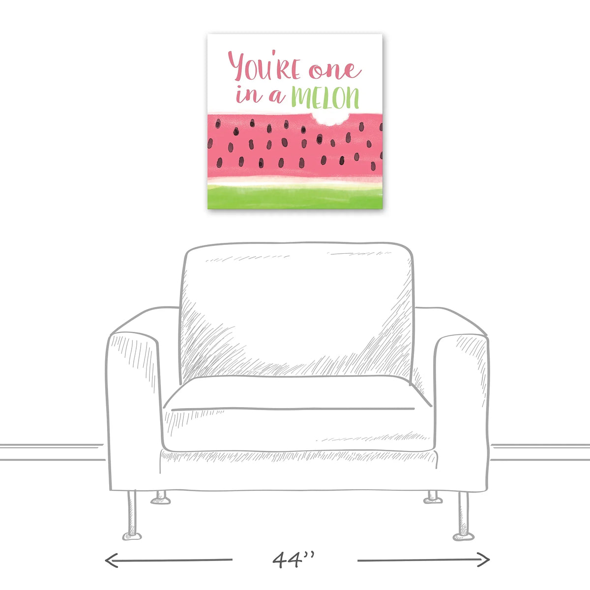 Art Melon 20x20 A Products Creative in Wall One Canvas