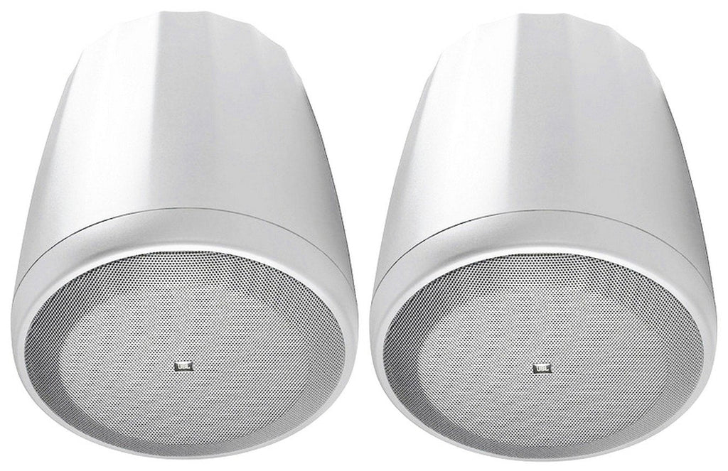 White 6-Zone Pendant+Ceiling Speakers for Restaurant/Bar 3.5" Cube+2) JBL Amp+4)