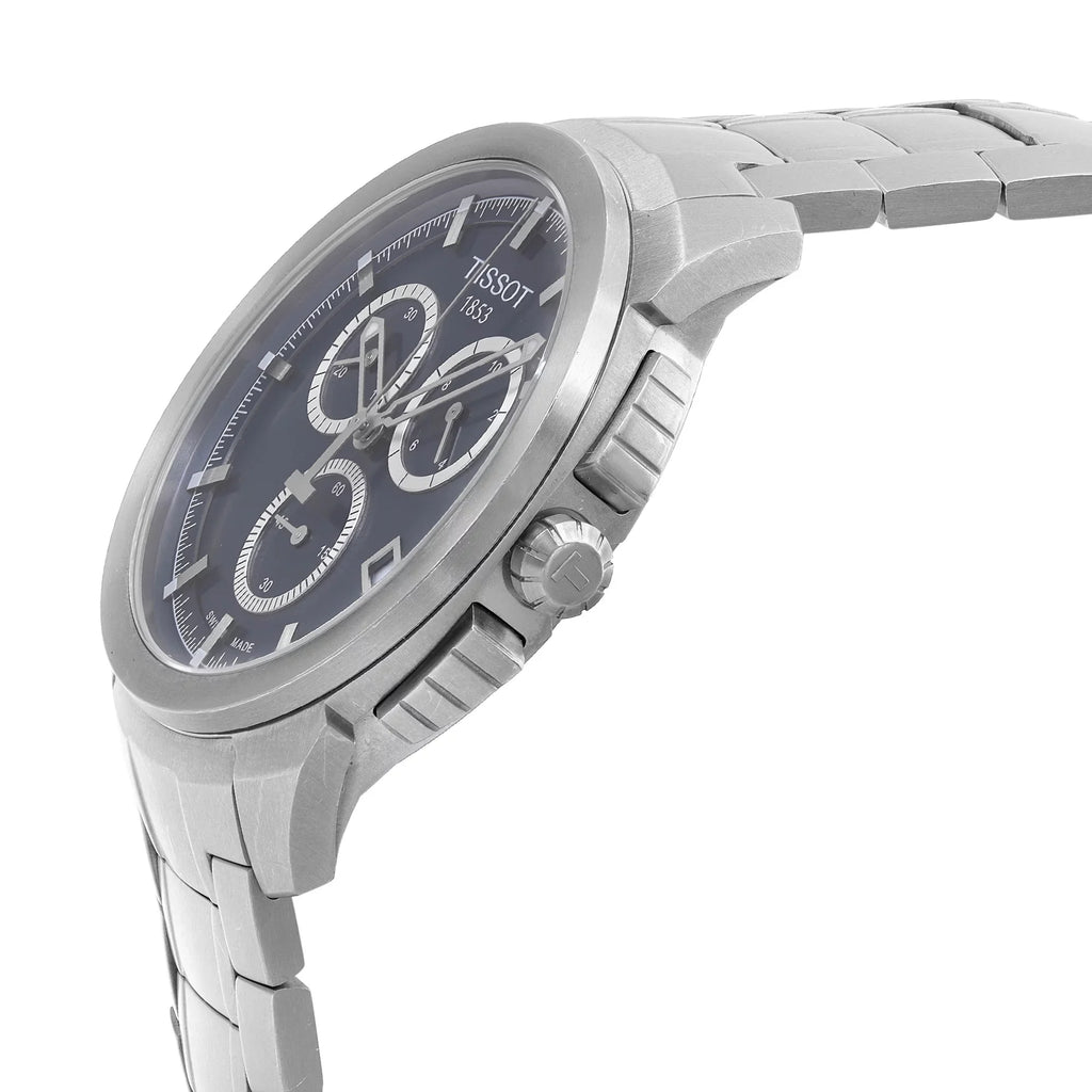 Blue Titanium Watch T069.417.44.041.00 Dial Quartz Tissot T-Sport Mens 43mm