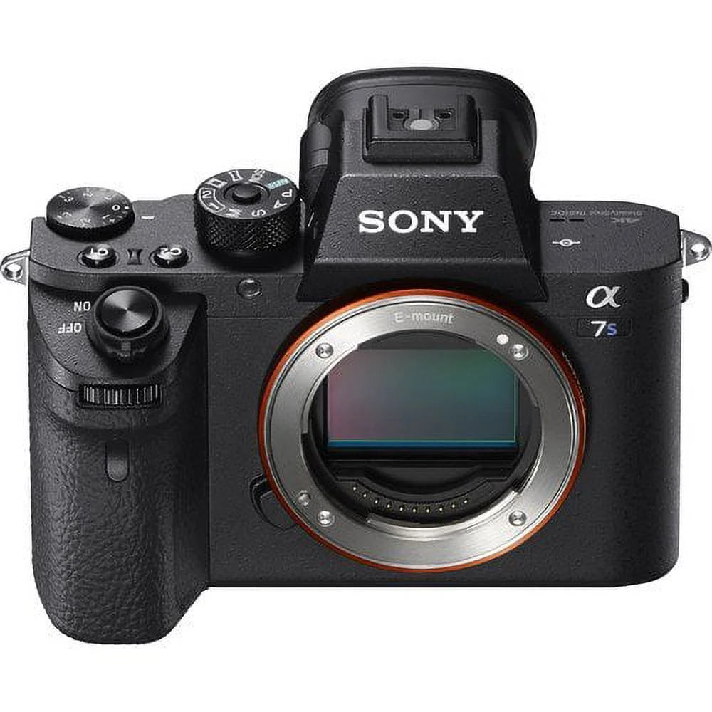 Mirrorless With , FE Camera Additional Accessories Alpha Memory 24-70mm Essential Lens, Reader Soft Plus ILCE7SM2/B Card 64GB a7S II Bag, Battery, Card,