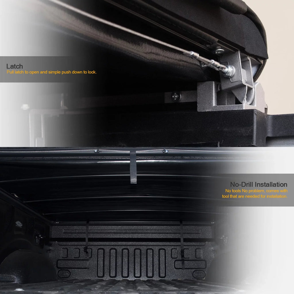 And Cover 5.7 ( 733469493334 Bed For ) New Roll Feet 68.4" design 1500 Body 2019-2022 Lock - Up Black Ram Short Stehlen Tonneau