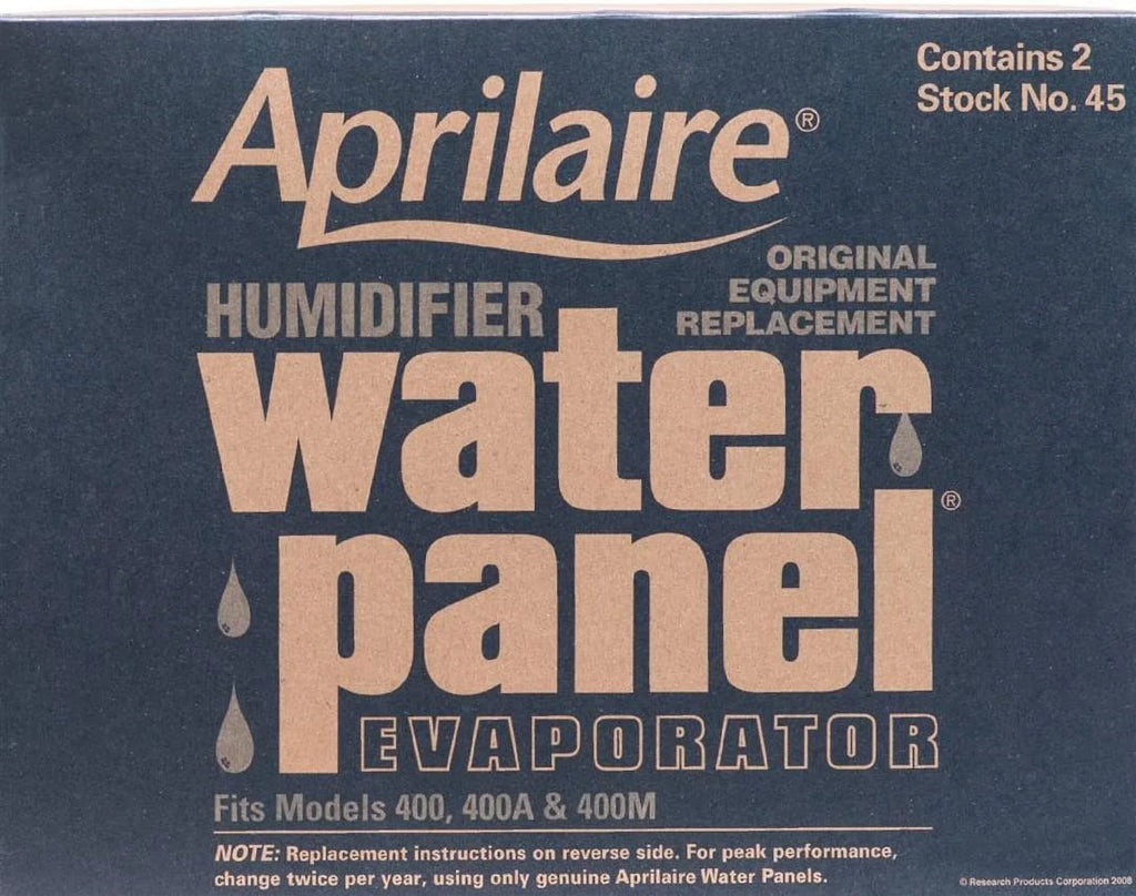 2-Pack liquid 45 Aprilaire Vary) Panel Evaporator, May (Packaging