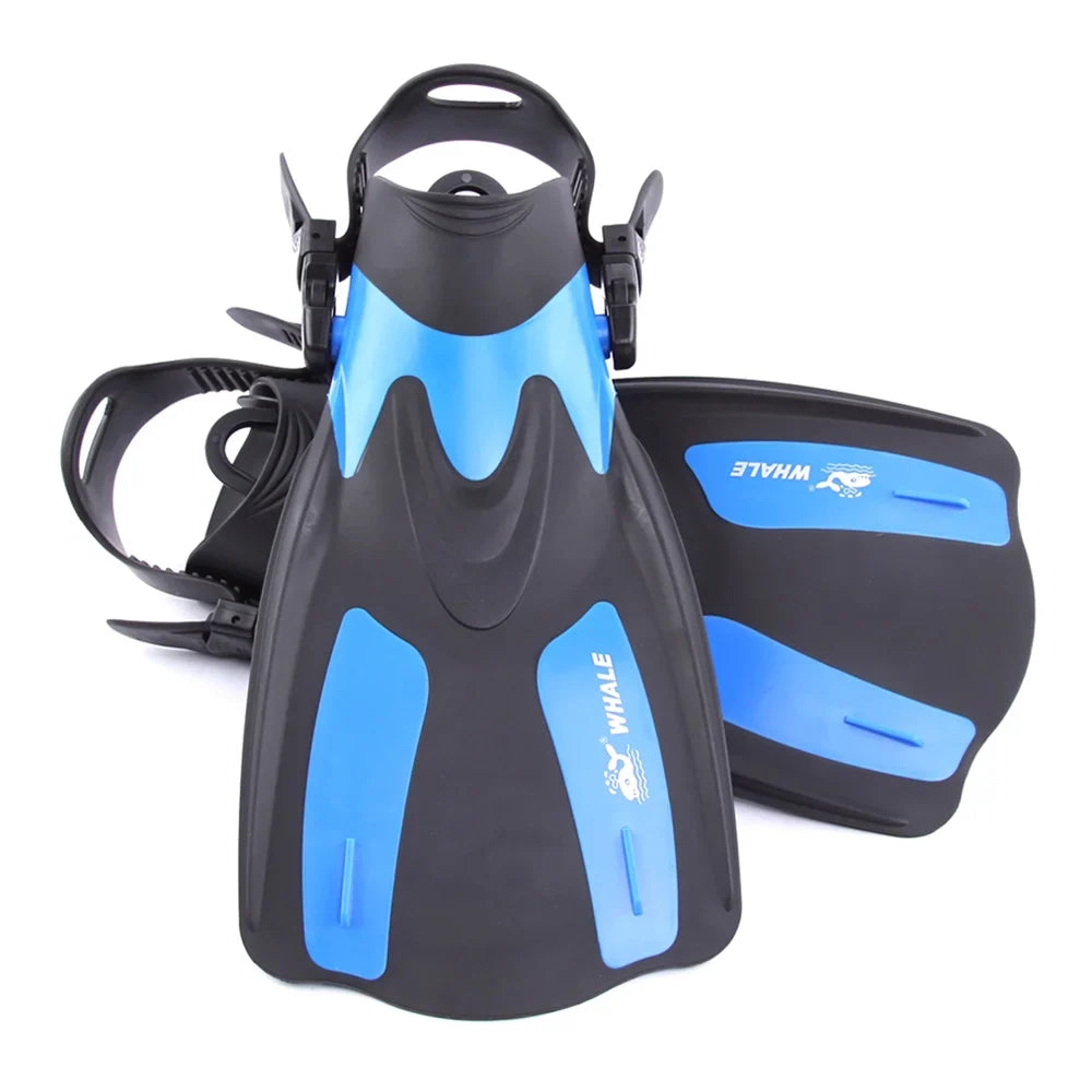 and Heel Perfect for liquid Swim Adjustable WHALE Fins Snorkeling