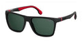 Black/Green, Carrera mm Men's Sunglasses, Square 56 CA5047/S