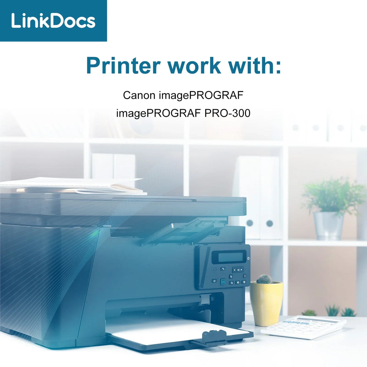 TM-300 PFI-120 Matte TM-200 PFI120 GP-200 for LinkDocs Canon PFI-120MBK GP-300 Ink PFI120 Black Cartridges Canon and Work TM-305 Compatible Printer TM-205 IPF ImagePROGRAF for Replacement PFI-120